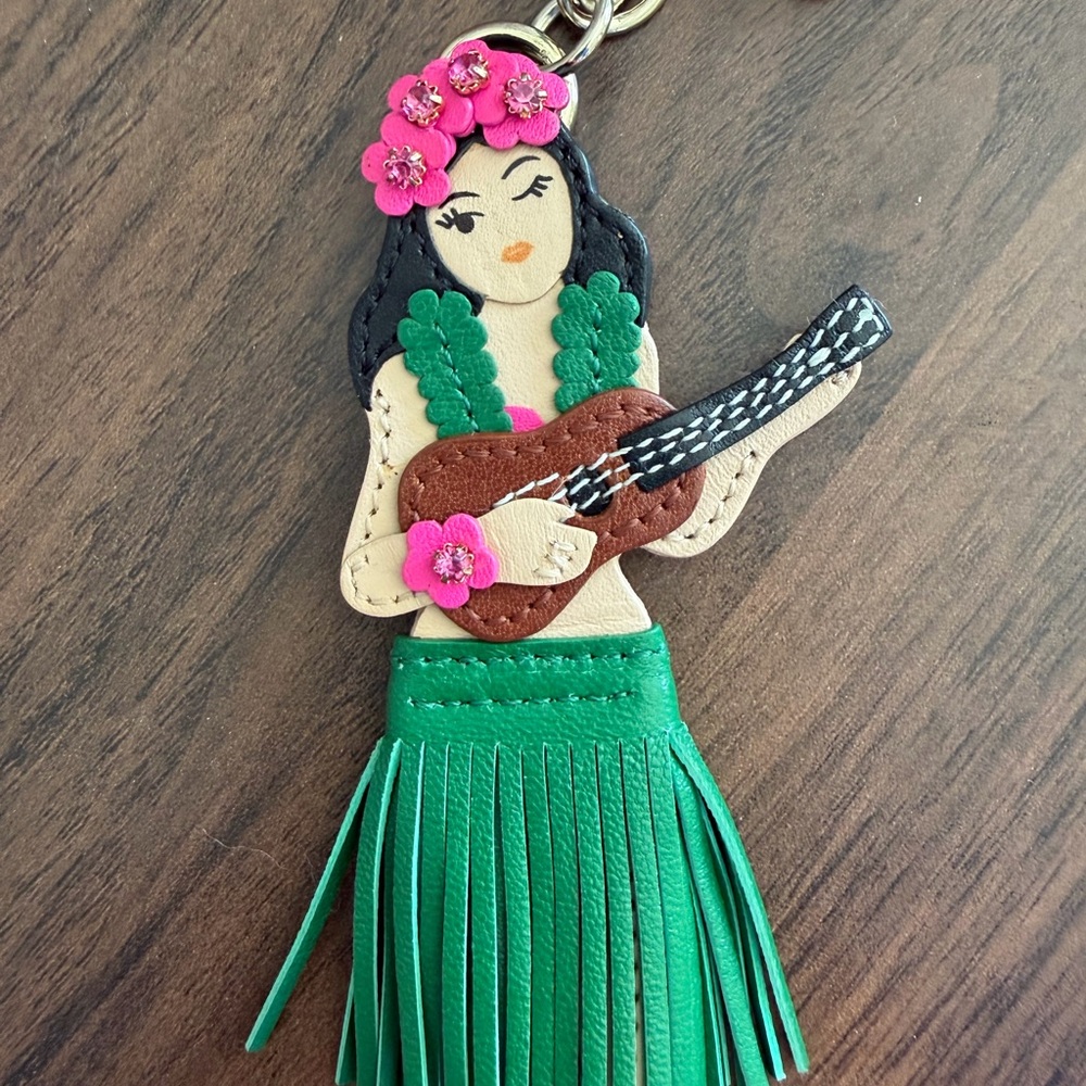 Kate Spade Hula Girl Keychain
